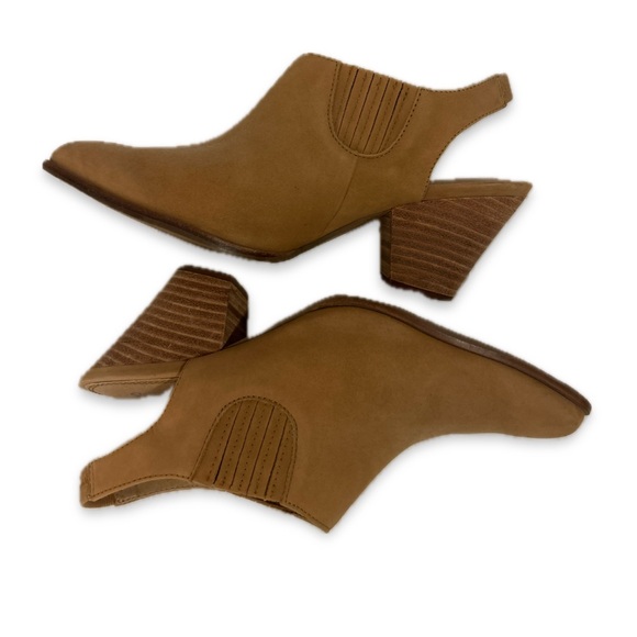 Splendid Averie tan leather slingback booties, women’s size 7.5 - Picture 5 of 11